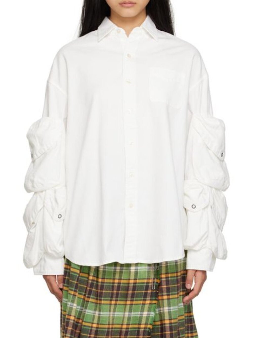 R13 NWOT cargo pockets shirt S